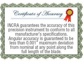 Certificate of Accuracy